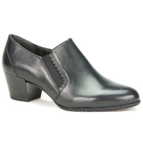 Półbut damski skórzany Tamaris 1-24400-25,czarny