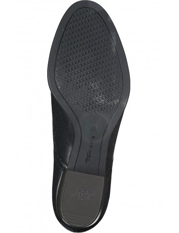 Półbut skórzany damski Tamaris 1-23301-25B,czarny
