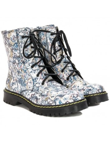 Trzewik damski skórzany Maciejka 01609, Kolor czerwony