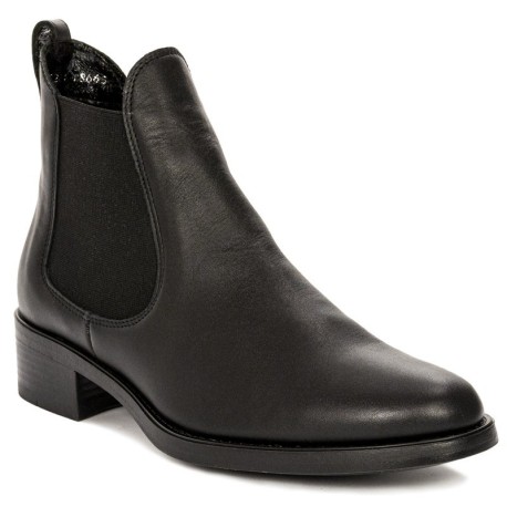 Sztyblet damski skórzany Maciejka 3283A-01,czarny