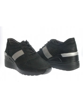 Sportowy skórzany but T.Sokolski OC 125-Y01,czarny ze srebrnym