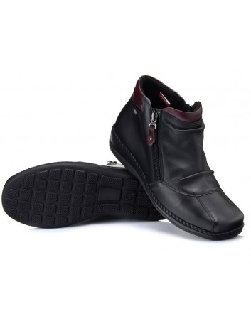 Botek damski skórzany AXEL 1725,czarny