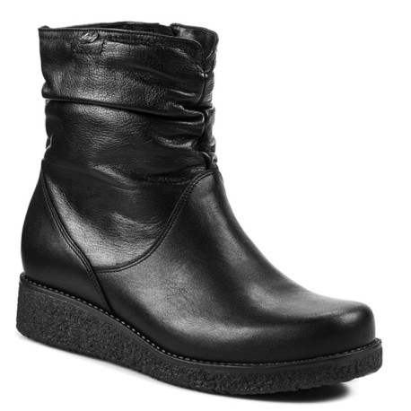 Botek damski skórzany AXEL 4092,czarny