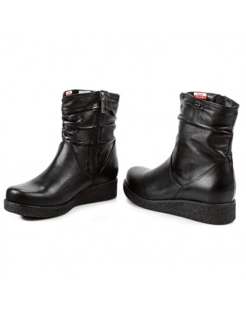 Botek damski skórzany AXEL 4092,czarny