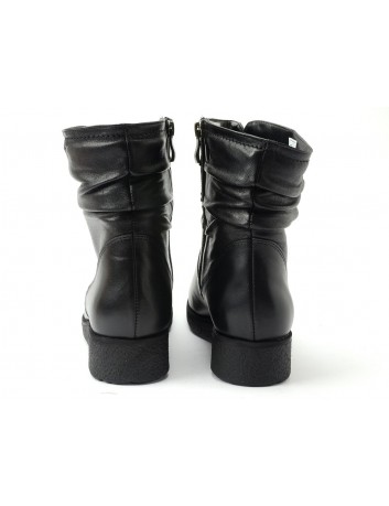 Botek damski skórzany AXEL 4092,czarny