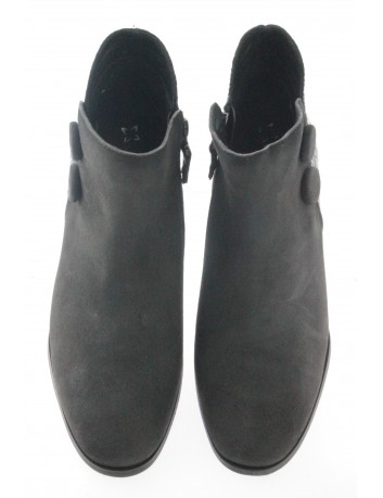 Botek damski skórzany Maciejka 04772 grafitowy