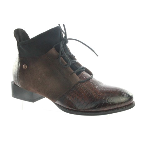 Botek damski skórzany Maciejka 04744 brązowy