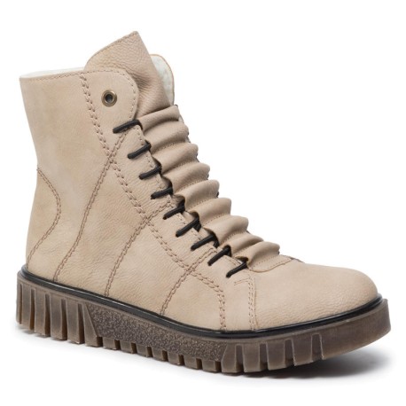 Trzewik damski Rieker Y3420-60M beżowy