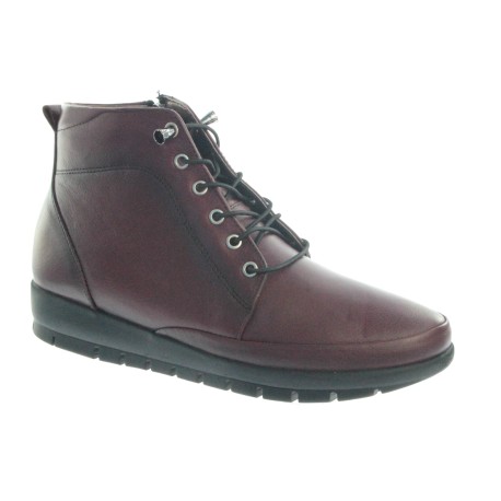 Skórzany botek damski T.Sokolski ARA Z207 bordowy