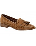Mokasyny damskie Sergio Leone MK735 brązowy