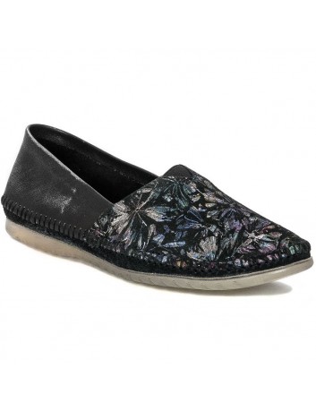 Balerina damska skórzana Maciejka 01930-70 czarny