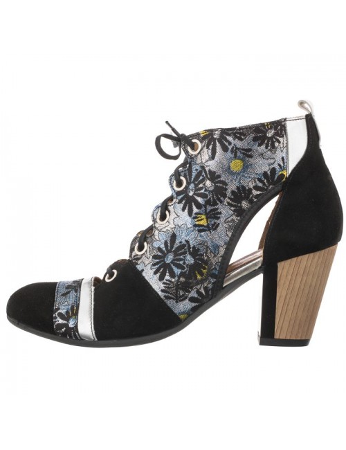 Botki damskie skórzane Maciejka 03938-01czarny