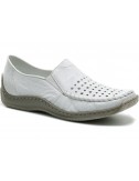 Mokasyn damski Rieker L1765-80 biały