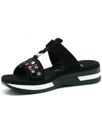 Klapek damski Rieker V5932-00 czarny