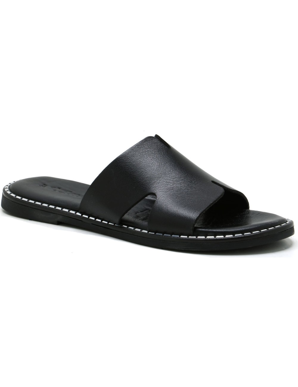 Skórzany klapek damski Tamaris 1-27135-26 czarny