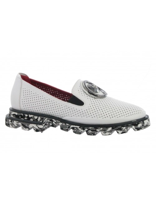 Półbut mokasyn skórzany T.Sokolski LP 723-347 biały