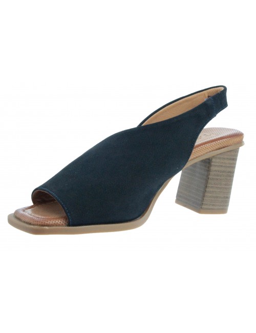 Sandały skórzane damskie T.SOKOLSKI LP 95-795 granat nubuk