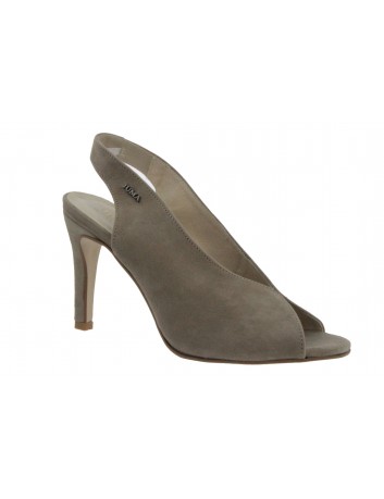 Skórzany sandał damski JUMA 2811 beżowy