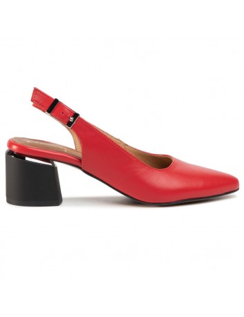 Sandał damski skórzany Maciejka 04481-08 czerwony