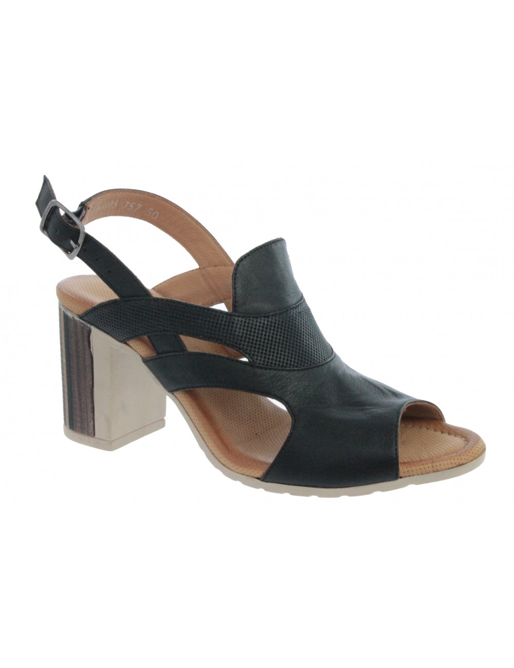 Sandały skórzane damskie T.SOKOLSKI LP 95-757 czarny