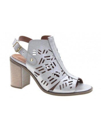 Sandały skórzane damskie T.Sokolski LU P046-321 srebrny