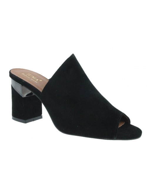 Skórzany klapek damski JUMA 2825 czarny