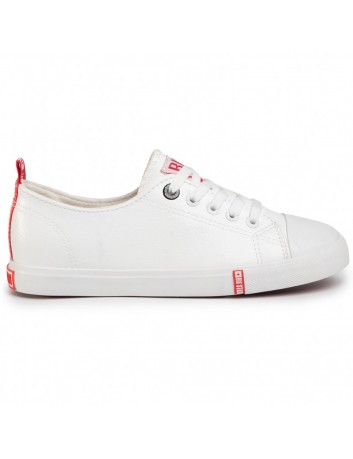 Trampki damskie BIG STAR BIG GG274005 biały czerwony