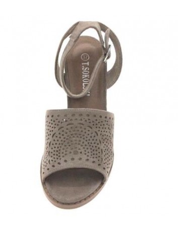 Sandał damski T.Sokolski SK L20-16 ciemny beżowy