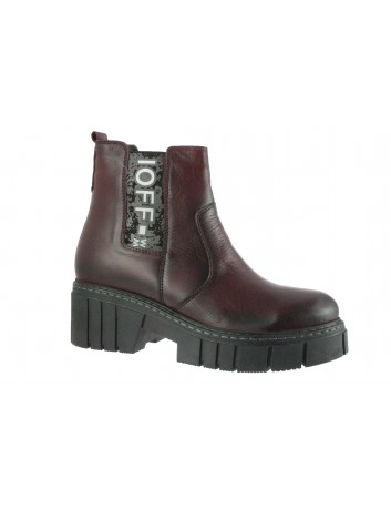 Botek skórzany damski T.Sokolski BK Z21-356 bordowy