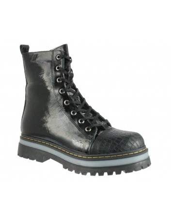 Trzewik skórzany damski T.Sokolski BK 21512 czarny lakier