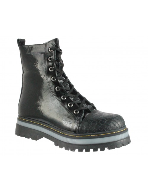 Trzewik skórzany damski T.Sokolski BK 21512 czarny lakier