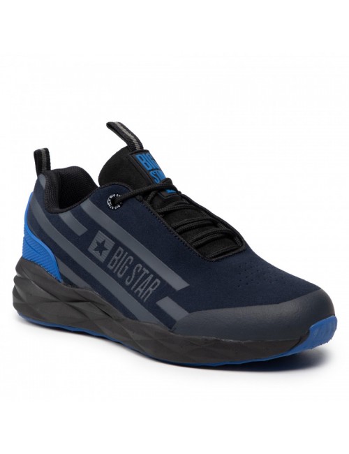 Buty sneakersy damskie BIG STAR SKÓRA II274459 granatowy