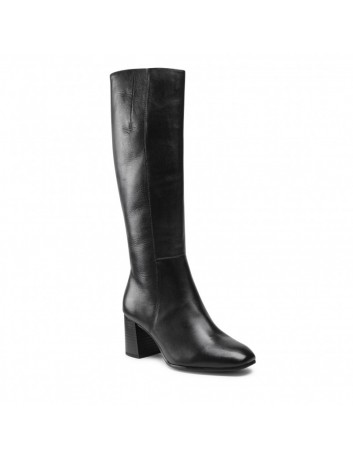 Kozak damski skórzany Tamaris 1-25512-27 czarny