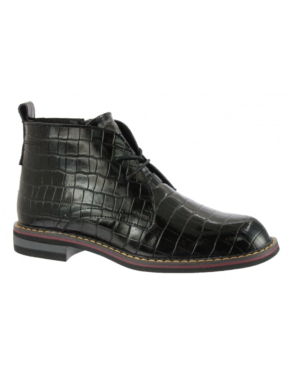 Botek damski skórzany T.Sokolski GS Z21-265 czarny krokodyl