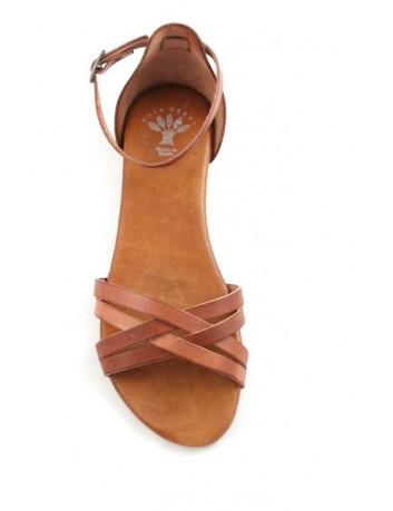 Skórzany sandał damski Porronet